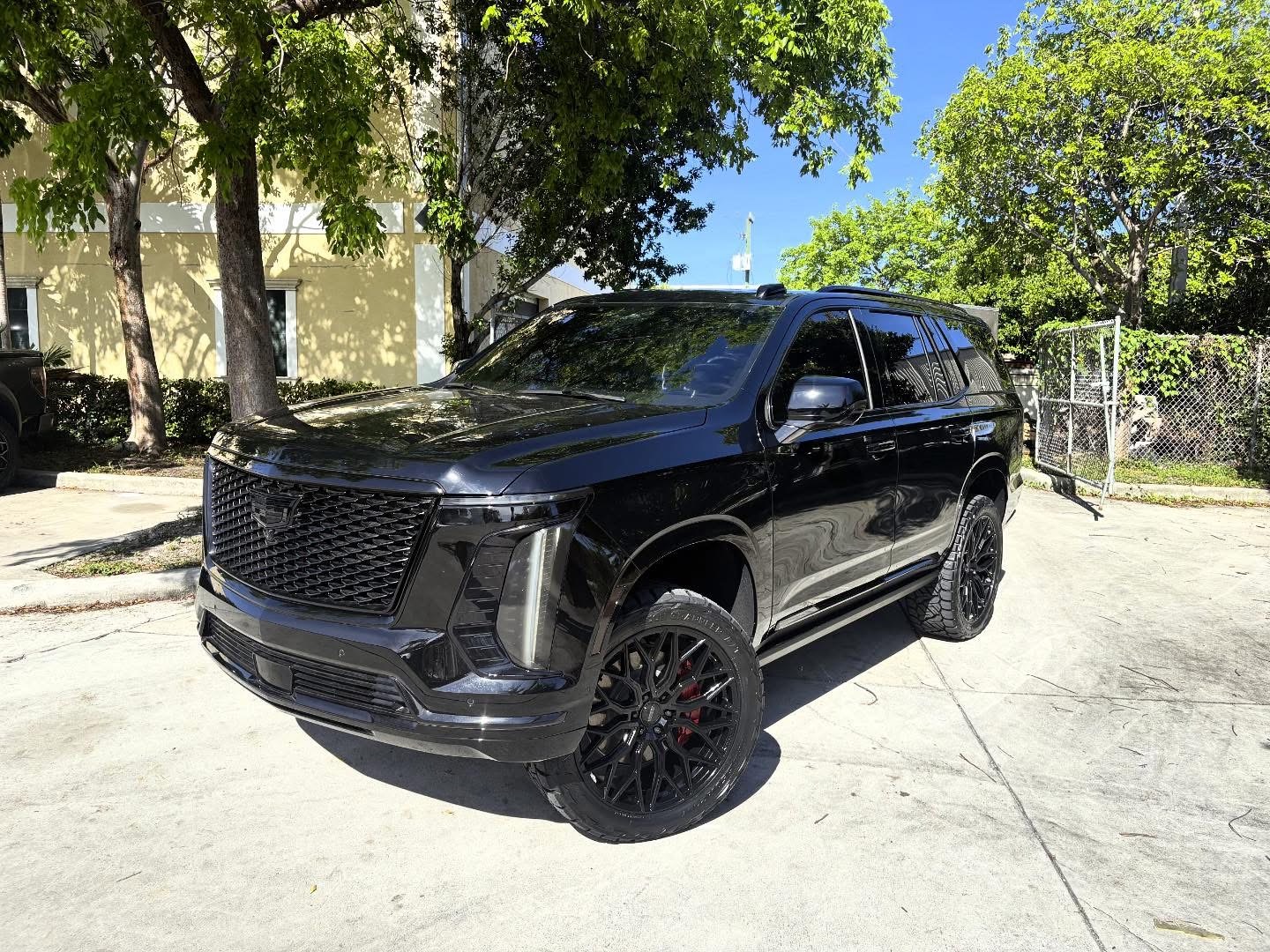 Cadillac Escalade full PPF paint protection film black out build South Florida