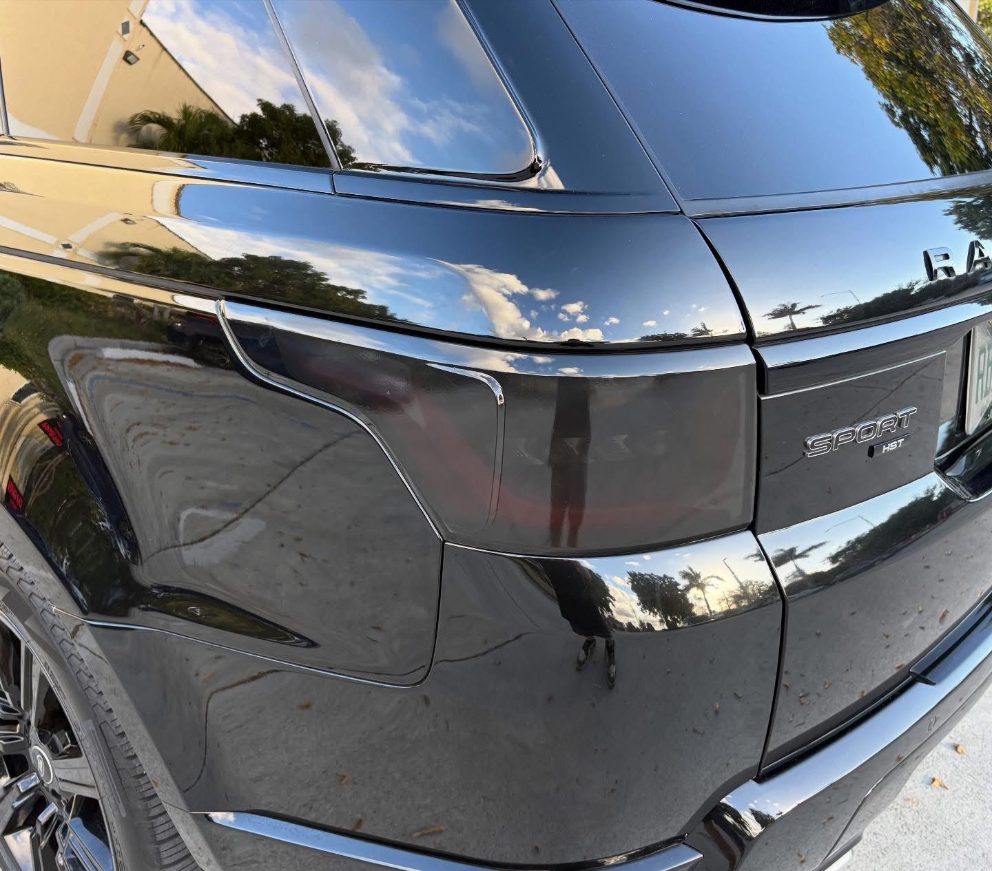 Range Rover Sport HST tinted taillight PPF smoked film South Florida